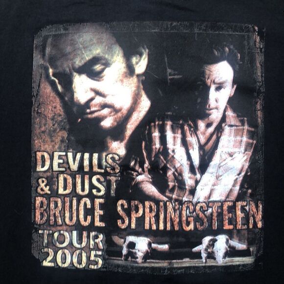 Bruce Springsteen Vintage Devils & Dust Tour 2005 T-Shirt | Two-sided | XL - Picture 2 of 5